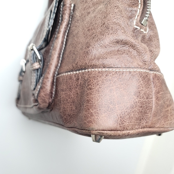 CHLOE Brown Leather Edith Bowler Satchel Bag - Picture 12 of 14